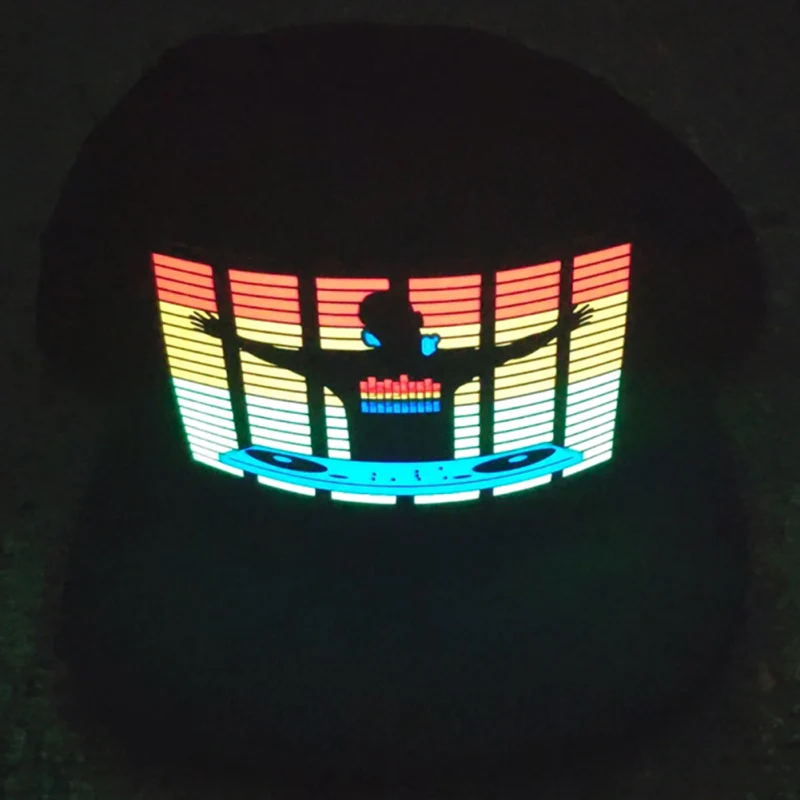 LED hat cold light film hat - Image 3